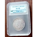 Rare 1946 union silver 2 1/2 Shillings SANGS AU55 (High grade)