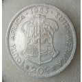Nice 1963 van Riebeeck silver 20c