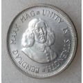 Encapsulated 1961 Republic uncirculated silver 10c