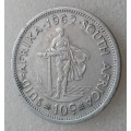 Encapsulated 1962 Republic silver 10c