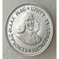 Scarcer 1963 Republic silver 2 1/2c in unc