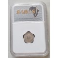 1923 Union silver tickey SANGS XF45 (Higher grade)
