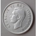 Nice 1937 Union silver sixpence