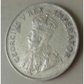 Nice 1936 union silver 2 1/2 Shillings in VF+