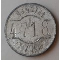 Vintage German token: Wertmarke Triumph Dem Besten Schutzen