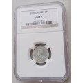 1926 Union silver sixpence NGC AU50 (High grade)