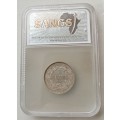 1896 ZAR Kruger silver shilling SANGS VF30
