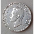1952 Union silver 5 Shillings.