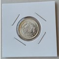 Brilliant uncirculated 1964 republic silver 5c