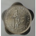 Nice 1953 Union silver shilling SANGS MS61