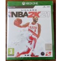 NBA2K21 XBOX ONE  (New & sealed)