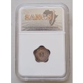 Excellent 1923 Union silver tickey SANGS AU50