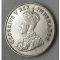 Nice 1936 union silver 2 1/2 Shillings in XF