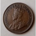 Scarcer 1935 union 1/4 penny in XF