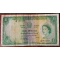 Scarce 1960 Rhodesia and Nyasaland 1 Pound note