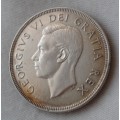 Nice 1951 Canada uncirculated silver dollar