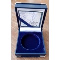 Empty S.A Mint case for encapsulated 2001 Dolphins pf silver R2 with certificate