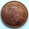 Top grade 1929 union 1/2 Penny in AU