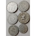 x6 Old world coins