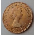 1967 Uncirculated British penny