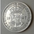 Nice 1937 union silver 2 1/2 Shillings