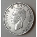 1945 Union silver 2 1/2 Shillings in VF
