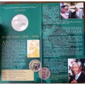 2009 Mandela Nobel Laureate proof 1oz silver medal in booklet