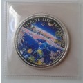 Scarce 1993 Palau proof coloured $1 (Marine Life Protection)