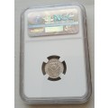Scarcer 1928 union silver tickey NGC AU Details (Nice coin)