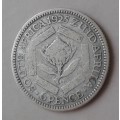 Scarce 1925 Union silver sixpence