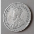 1926 Union silver sixpence