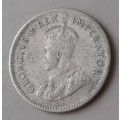 1935 Union silver sixpence