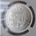 Nice 1940 union silver 2 1/2 Shillings NGC MS63
