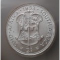 1953 Union silver 2 Shillings SANGS MS63