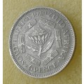 1929 Union silver sixpence in XF