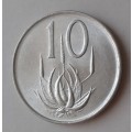 1965 (Afrikaans) uncirculated nickel 10c