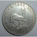 Scarce 1962 Republic silver 50c in high grade