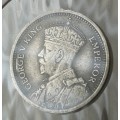 1936 Southern Rhodesia sterling silver threepence in XF+