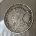 1936 Southern Rhodesia sterling silver threepence in XF