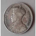 1935 Southern Rhodesia sterling silver sixpence