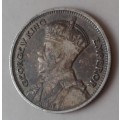 1936 Southern Rhodesia sterling silver sixpence