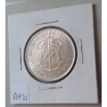 Lustrous 1964 Republic silver 20c.