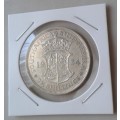 Nice 1934 union silver 2 1/2 Shillings in XF