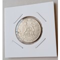 Nice 1923 British silver shilling