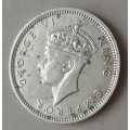1940 Southern Rhodesia sterling silver sixpence in XF
