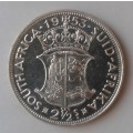 1953 Union silver 2 1/2 Shillings in proof