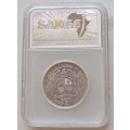 1897 ZAR Kruger silver 2 1/2 Shillings SANGS AU53