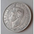 1945 Union silver 2 1/2 Shillings in VF..