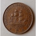 Nice 1949 union penny in XF