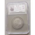 1896 ZAR Kruger silver 2 1/2 Shillings SANGS VF20